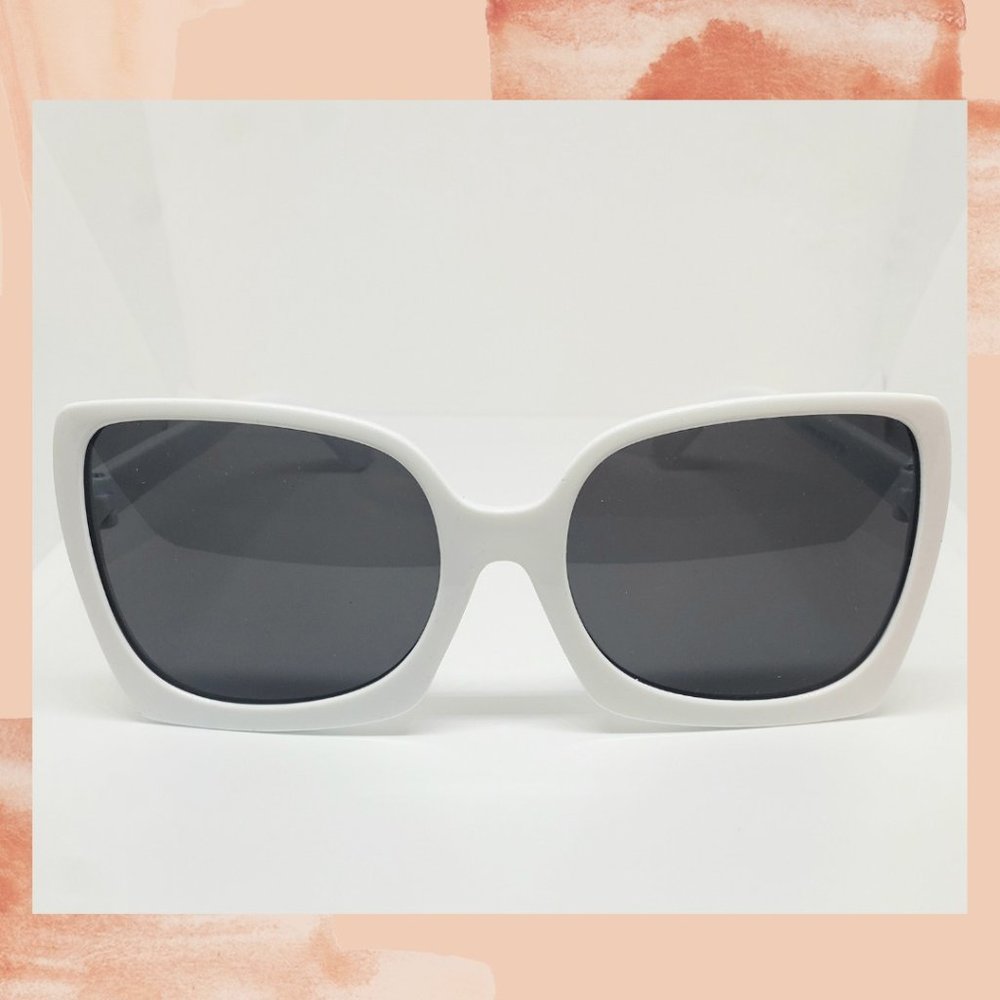 Miss Slo Cat Eye Sunglasses White